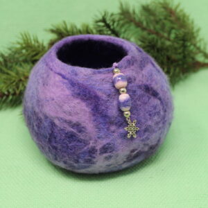 Felted bowl
