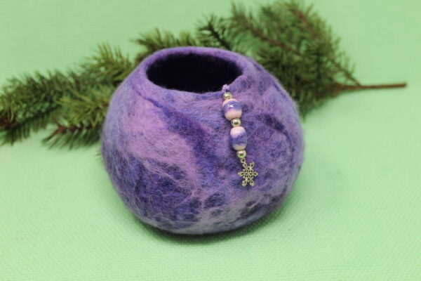 Felted bowl