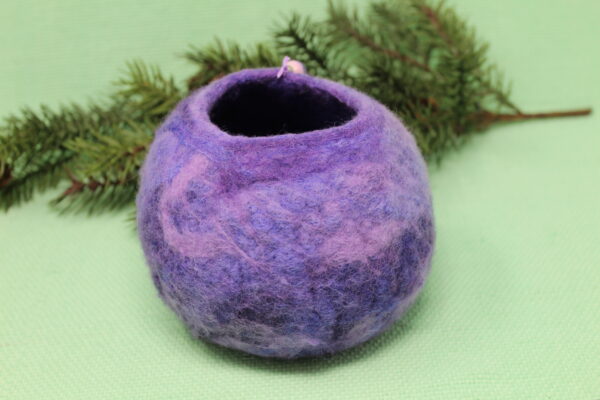 Felted bowl
