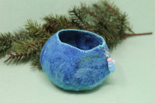 Felted bowl